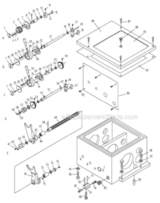 Headstock_Assembly_I Diagram and Parts List for GH-1440ZX  Jet Lathe