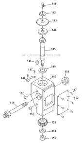Apron_Assembly_Iii Diagram and Parts List for GH1860ZX  Jet Lathe