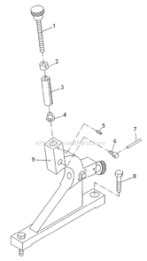 Follow_Rest_Assembly Diagram and Parts List for GH1860ZX  Jet Lathe
