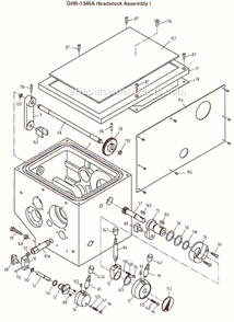 Part Location Diagram of JT9-GHB1340A-155 Jet SCREW