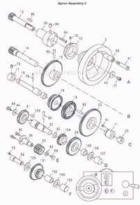 Part Location Diagram of JT9-GHB1340A-06113 Jet COLLAR