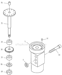 Part Location Diagram of JT9-GHB1340-A91 Jet RIVET
