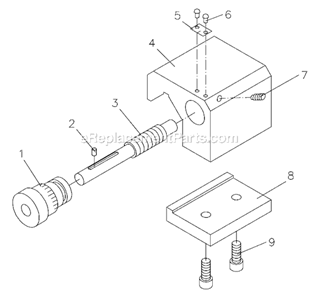 Part Location Diagram of JT9-GHB1340A-MS02 Jet PIN