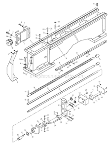 Part Location Diagram of JT9-GHB1340A-25B Jet PIN