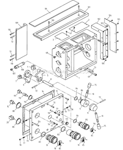 Part Location Diagram of JT9-GHB1340A-G86 Jet KEY