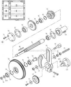 Part Location Diagram of JT9-GHB1340A-G134 Jet HEX SOCKET CAP SCREW