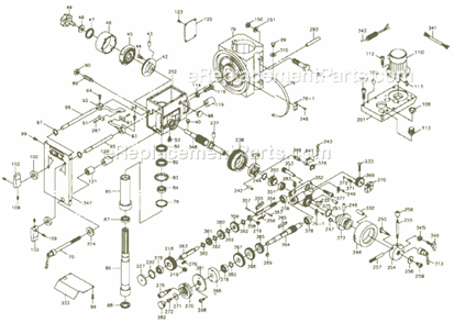 Page A Diagram and Parts List for GHD-20PF 354022 Jet Drill Press