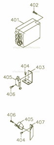 Page D Diagram and Parts List for GHD-20T 354024 Jet Drill Press