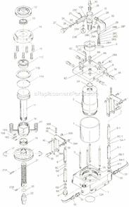 Part Location Diagram of JT9-HP35A-41 Jet RETURN SPRING