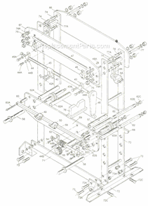 Page F Diagram and Parts List for HP-5A 331406 Jet Brake & Press