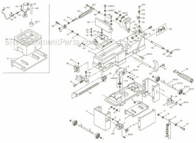 Part Location Diagram of HVBS7MW-154 Jet Spring Cap