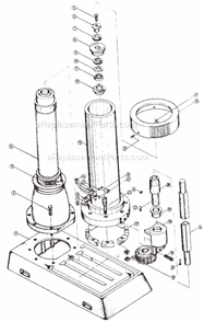 Part Location Diagram of 5233111 Jet Nut