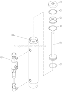 Page C Diagram and Parts List for J-3410 414454 Jet Band Saw