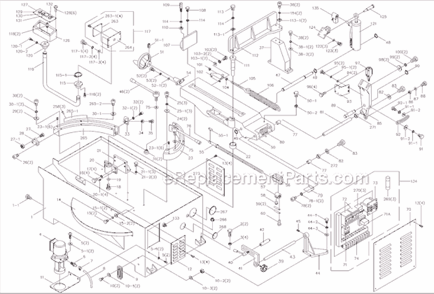 Part Location Diagram of 5507608 Jet Washer-Flat