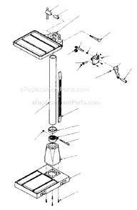 Part Location Diagram of JT9-J-5507508 Jet TABLE