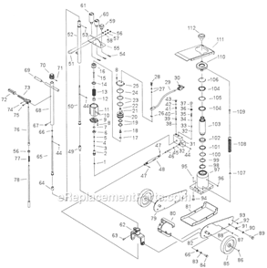 Part Location Diagram of JASJ22C-62 Jet Handle Socket