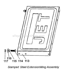 Page J Diagram and Parts List for JBTS-10BT-3 708315LSB Jet Table Saw