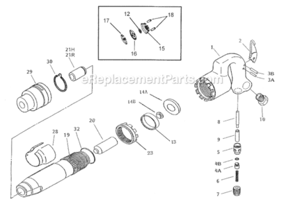 Part Location Diagram of JT9-21A100900 Jet PUSH ROD SLEEVE