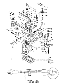 Part Location Diagram of JT9-10901203A1 Jet TABLE BRACKET ASSY
