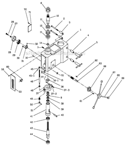 Part Location Diagram of 20EVS-H61 Jet Hex Socket Cap Screw