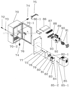 Part Location Diagram of 20EVS-T92-460 Jet Relay