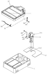 Part Location Diagram of JT9-20EVS-C4 Jet HEX CAP BOLT