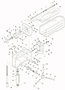 Part Location Diagram of 70-1903 Jet Motor