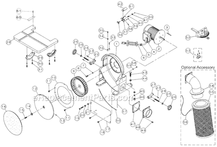 Part Location Diagram of WF051210 Jet Flat Washer M5x12