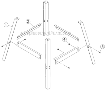 Part Location Diagram of SC089400 Jet Carriage Bolt M8x16