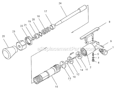 Part Location Diagram of JT9-Y10601240 Jet O-RING