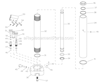 Part Location Diagram of JFHC200X-32 Jet Cylinder