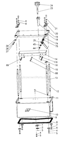 Part Location Diagram of JT9-JJP8BT-12 Jet DRIVEN LEAD SCREW