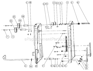 Page L Diagram and Parts List for JJP-10BTOS 707410 Jet Planer Jointer