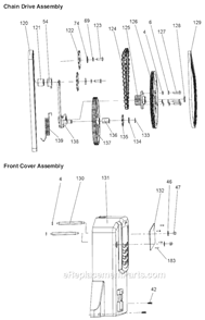 Part Location Diagram of JJP8BT-130 Jet Shaft