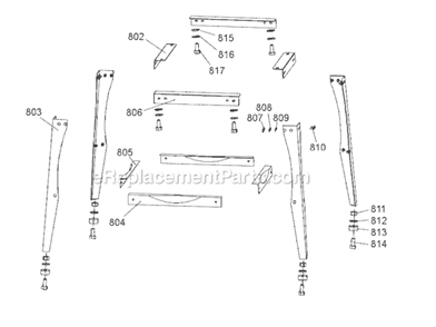 Part Location Diagram of JT9-JJP10BT-912 Jet RUBBER FOOT