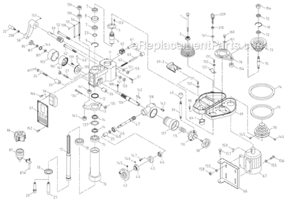 Part Location Diagram of JT9-BB-30205 Jet TAPER ROLLER BEARING