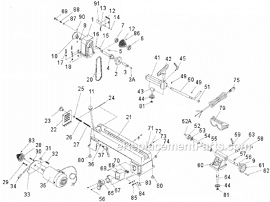 Part Location Diagram of JT9-JML-8 Jet WAVE WASHER