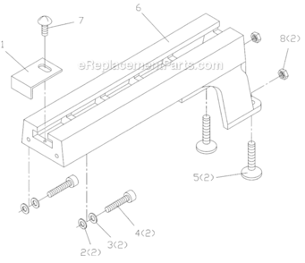 Part Location Diagram of JT9-JML-BE05 Jet LEVEL PAD