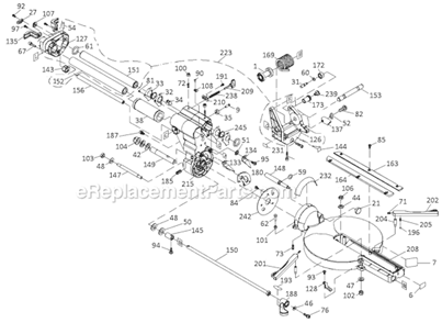 Page B Diagram and Parts List for JMS-12SCMS 707120 Jet Miter Saw