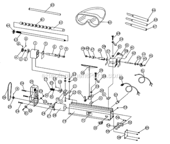 Part Location Diagram of TS-2284202 Powermatic Phillips Pan Head Machine Scre