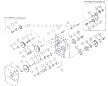 Page C Diagram and Parts List for JPM-13CS 708524 Jet Planer Jointer