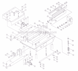 Part Location Diagram of TS-150304 Jet Hex Socket Cap Screw