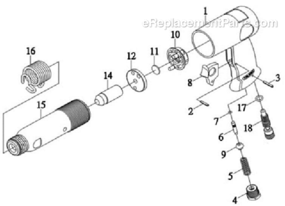 Part Location Diagram of JT9-AH-8 Jet TRIGGER