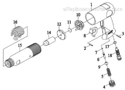 Part Location Diagram of JT9-AH-2X Jet PIN (FOR TRIGGER)