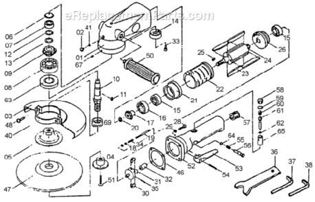 Part Location Diagram of JT9-AP-70047 Jet HANDLE