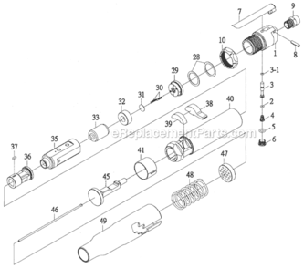 Part Location Diagram of JT9-730221 Jet RETAINER BUFFER