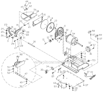 Part Location Diagram of JT9-JSG96-135A Jet SWITCH KEY