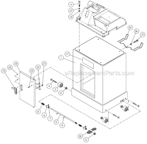 Page D Diagram and Parts List for JSG-96  Jet Sander Polisher