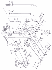 Part Location Diagram of JT9-JSJ3S-05 Jet LOCK WASHER