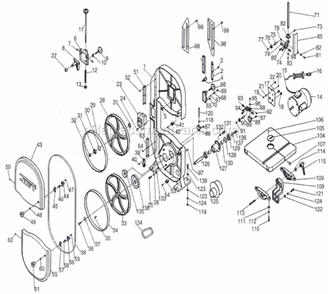Part Location Diagram of JT9-199037 Jet TABLE INSERT